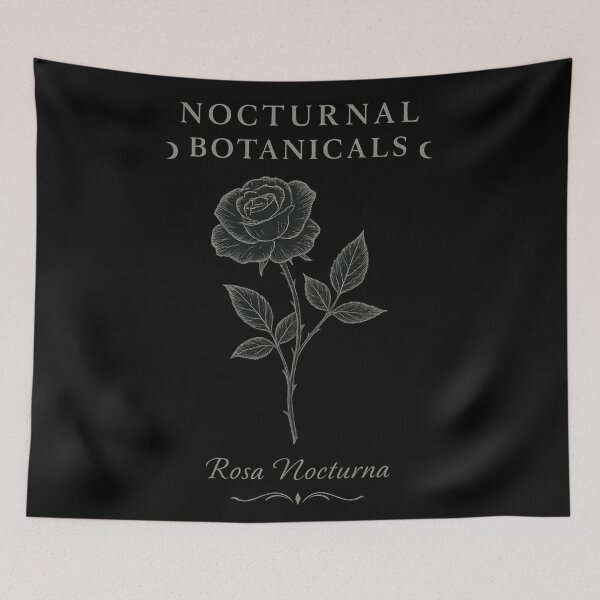 Item preview, Nocturnal Botanicals – Rosa Nocturna Gothic Floral designed and sold by Mouraludia.
