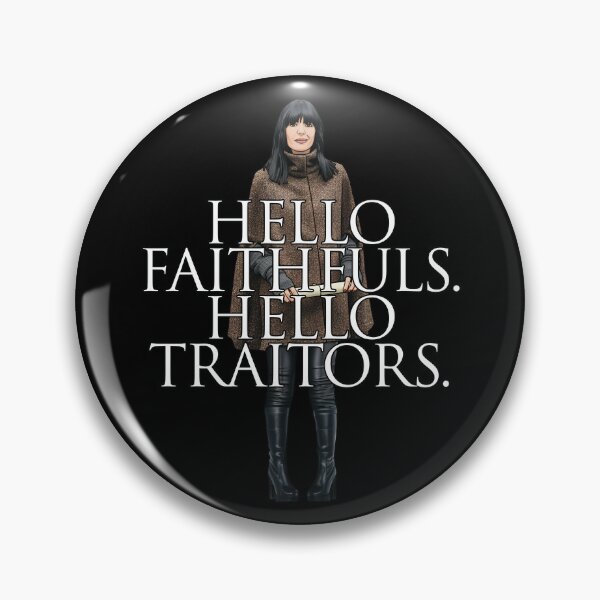 Item preview, Traitors UK Claudia Quote - Hello Faithfuls. Hello Traitors. designed and sold by 87Designs.