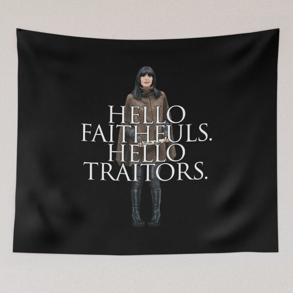Item preview, Traitors UK Claudia Quote - Hello Faithfuls. Hello Traitors. designed and sold by 87Designs.