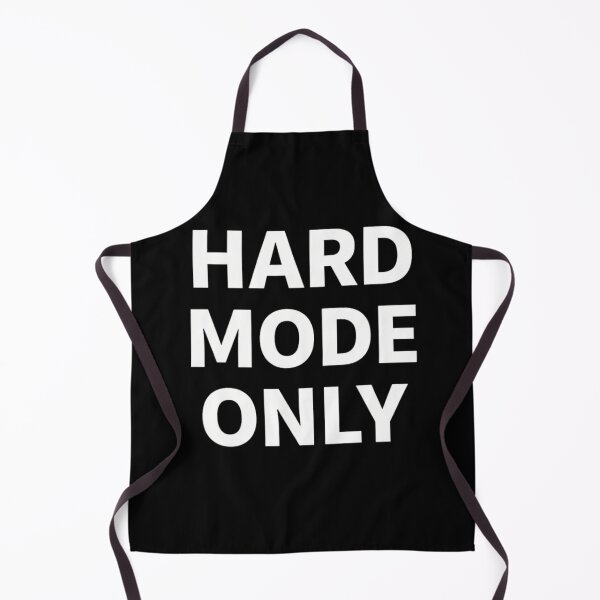 Item preview, HARD MODE ONLY – Gamer Mindset Minimalist Quote designed and sold by daila70.