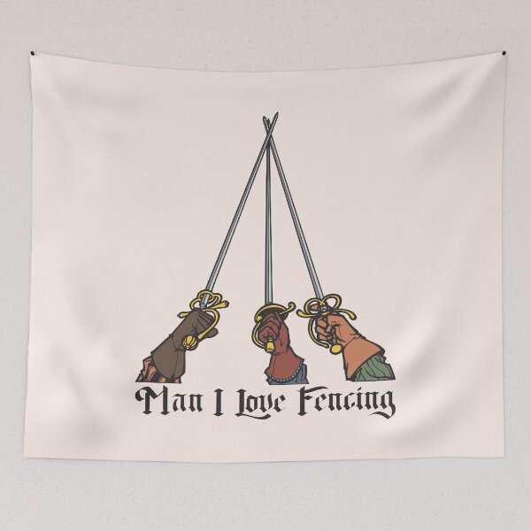 Item preview, Man I Love Fencing designed and sold by SnickerTwist.