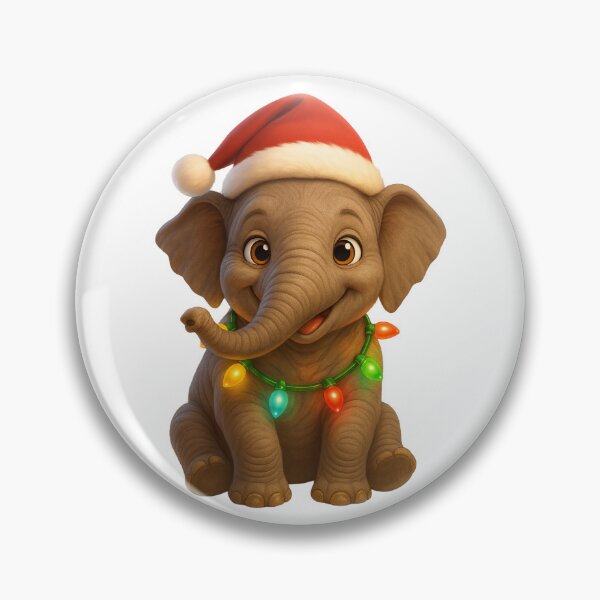 Item preview, Christmas Sumatran Elephant designed and sold by Sillytoe.
