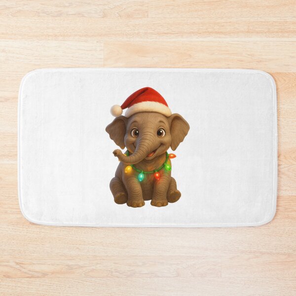 Item preview, Christmas Sumatran Elephant designed and sold by Sillytoe.