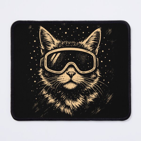 Item preview, Cool Snowboard Cat designed and sold by Nacho Average Designs.