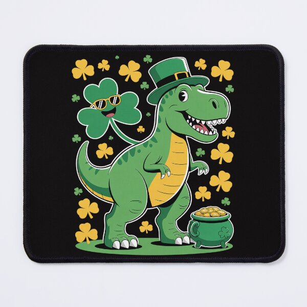 Item preview, Copy of Bile DucKids St Patricks Day Shamrock On Dino Saint Pattys Toddler Boyst Cancer Green Ribbon Awareness designed and sold by teltvitossuilea.