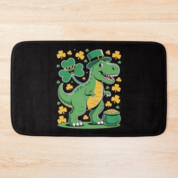 Item preview, Copy of Bile DucKids St Patricks Day Shamrock On Dino Saint Pattys Toddler Boyst Cancer Green Ribbon Awareness designed and sold by teltvitossuilea.