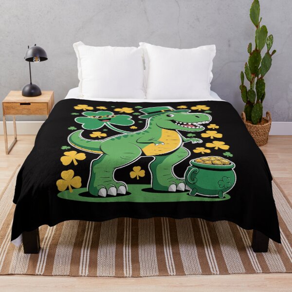 Item preview, Copy of Bile DucKids St Patricks Day Shamrock On Dino Saint Pattys Toddler Boyst Cancer Green Ribbon Awareness designed and sold by teltvitossuilea.