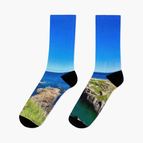 Item preview, Cliffside Coast and Clear Blue Sky – Serene Ocean Cliff Photography designed and sold by Pamela Storch.