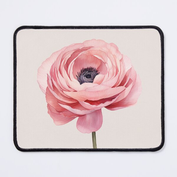 Item preview, Pastel Pink Ranunculus Flower designed and sold by Violet Peonies.