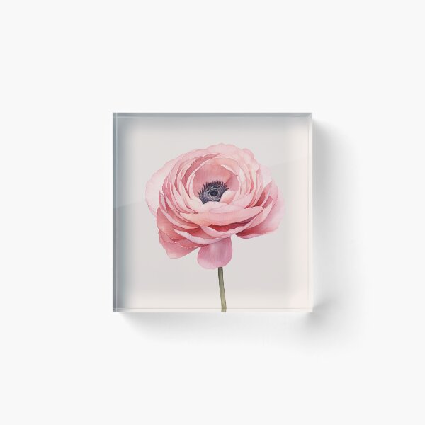 Item preview, Pastel Pink Ranunculus Flower designed and sold by Violet Peonies.