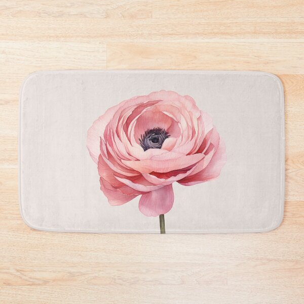 Item preview, Pastel Pink Ranunculus Flower designed and sold by Violet Peonies.