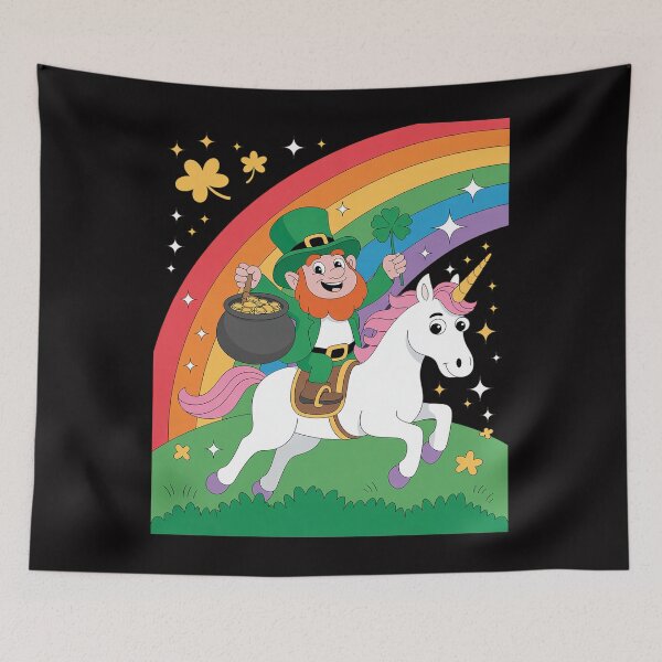 Item preview, Lepricorn Leprechaun Unicorn St Patricks Day Girls designed and sold by teltvitossuilea.