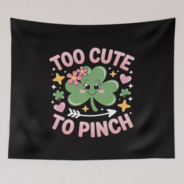 Item preview, Shamrock St Patricks Day Too Cute To Pinch Girls Kids designed and sold by teltvitossuilea.