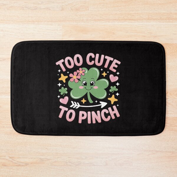 Item preview, Shamrock St Patricks Day Too Cute To Pinch Girls Kids designed and sold by teltvitossuilea.