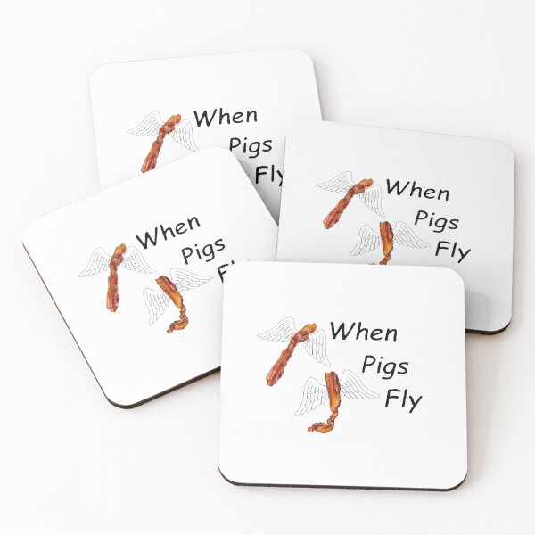 Item preview, When Pigs Fly Sarcasm Shirt designed and sold by KikuDecoraShoppe.