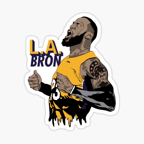 L.A. Bron Sticker