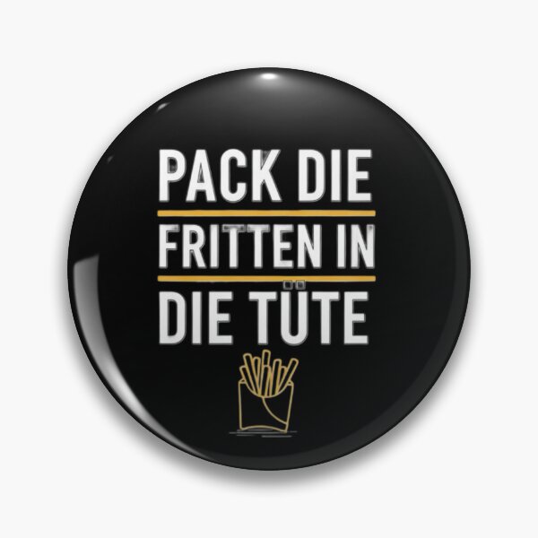Artikelvorschau, Pack die fritten in die tüte entworfen und verkauft von CFDStudio.