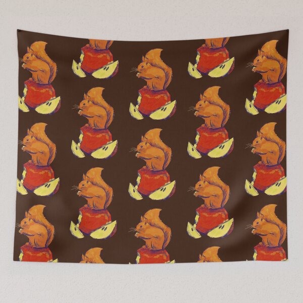 Item preview, The squirrel and the apple designed and sold by artbytabea.