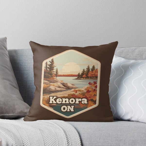 Item preview, Kenora ON Autumn Lakeside Retreat Canadian Shield Ontario Lake of the Woods designed and sold by meganohm.