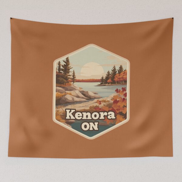 Item preview, Kenora ON Autumn Lakeside Retreat Canadian Shield Ontario Lake of the Woods designed and sold by meganohm.