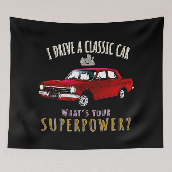Item preview, I Drive Red a Classic EH Holden What Is Your Superpower – Australian Classic Car Art designed and sold by Michael van der Hoorn.