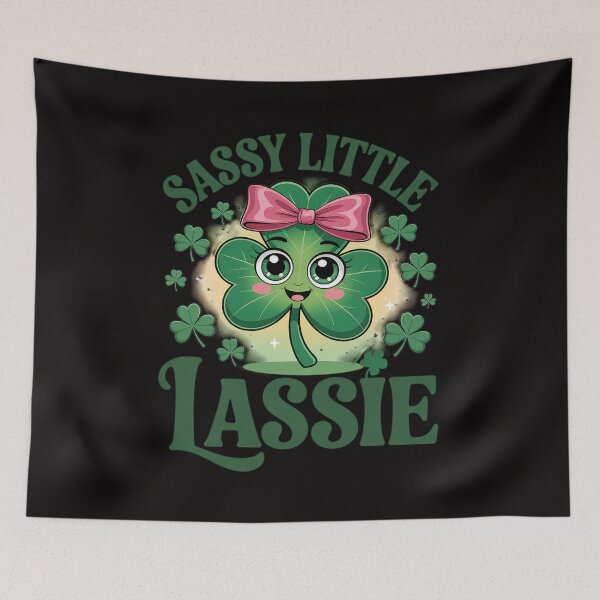 Item preview, St Patricks Day Girls Toddler Shamrock Sassy Litle Lassie designed and sold by chaeningplan.