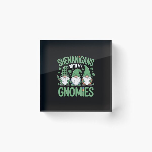 Item preview, Shenanigans With My Gnomies St Patrick's Day Gnome Lover designed and sold by teltvitossuilea.