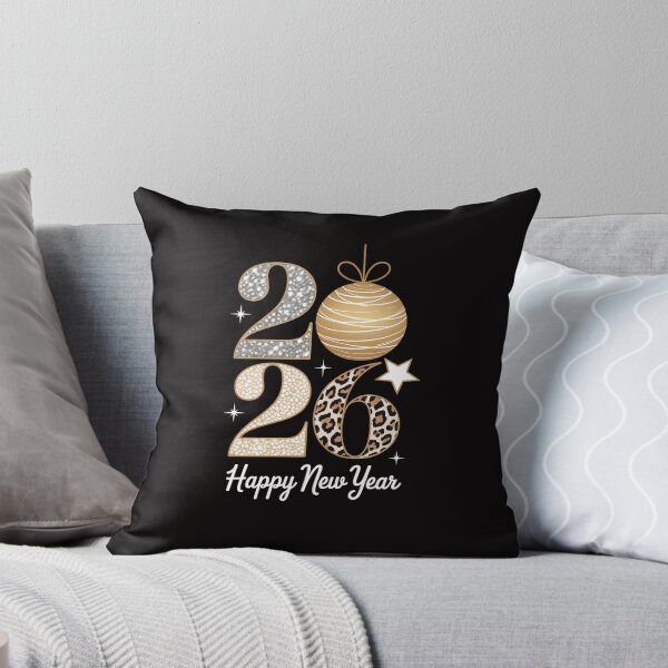 Item preview, 2026 Happy New Year Gold Disco Leopard Bow Coquette NYE designed and sold by chaeningplan.