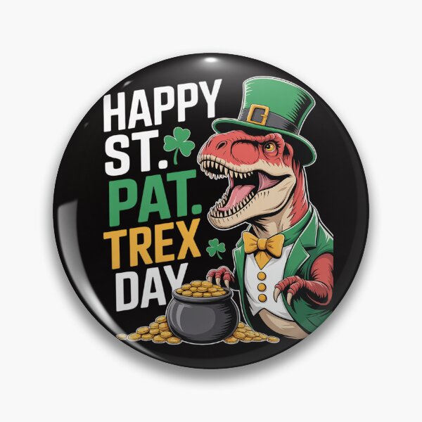Item preview, Happy St Pat Trex Day Dinosaur St Patricks Day Boys designed and sold by chaeningplan.