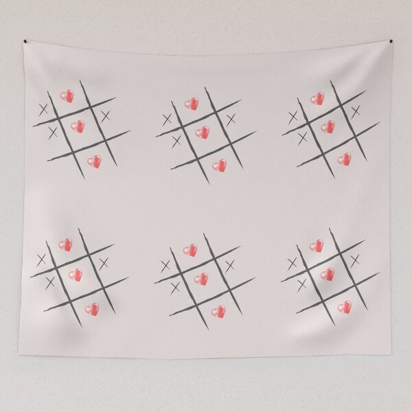 Item preview, Tic - Tac - Love: Heart Win Game designed and sold by ValeriValera.