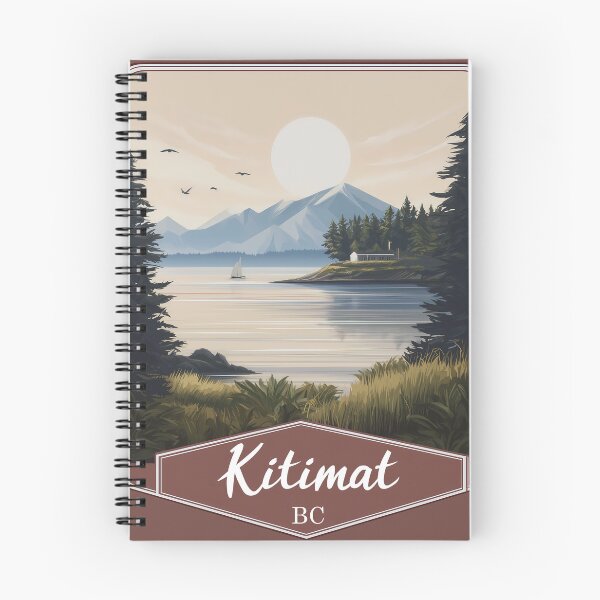Item preview, Kitimat BC British Columbia Coastal Inlet & Mountains West Coast Canada designed and sold by meganohm.