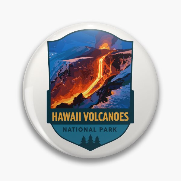 Item preview, Hawaii Volcanoes National Park Retro Sticker designed and sold by Gideon Emmerich.