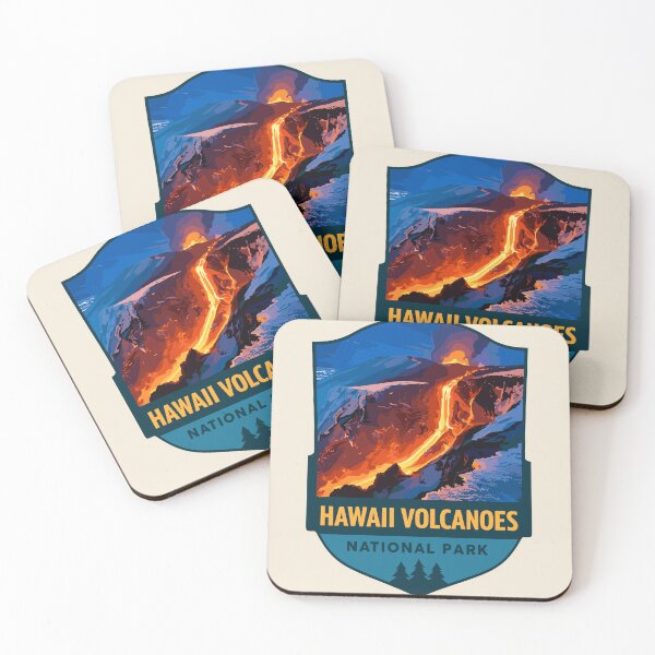 Item preview, Hawaii Volcanoes National Park Retro Sticker designed and sold by Gideon Emmerich.