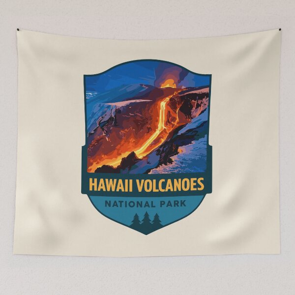Item preview, Hawaii Volcanoes National Park Retro Sticker designed and sold by Gideon Emmerich.