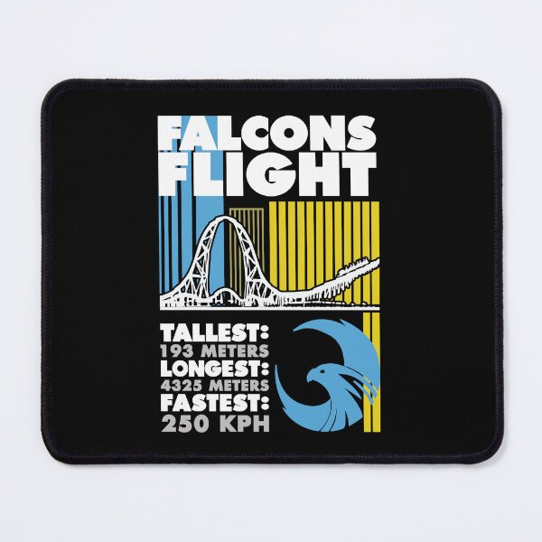 Item preview, Falcons Flight Rollercoaster Stats Design designed and sold by CoasterGeekery.