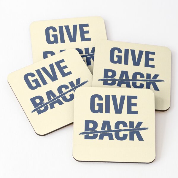 Item preview, let us give, not give back designed and sold by JZ's Shop.