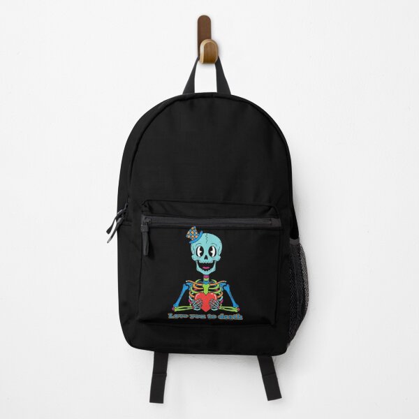 Item preview, Colorful Retro Skeleton "Love You To Death" Valentine Gift designed and sold by Design_Your_Day.