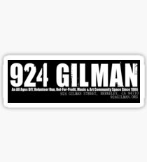 924 Gilman Street Sticker