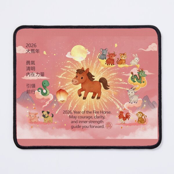 Item preview, Fire Horse 2026 – A Year to Move Forward with Courage designed and sold by DianaAlunaImage.