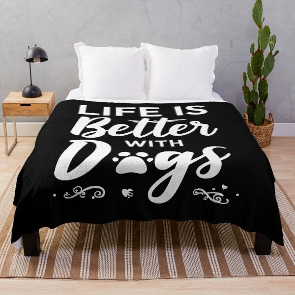 Item preview, Life Is Better With Dogs Minimal Aesthetic Tee designed and sold by NovaDoodle Art Studio.