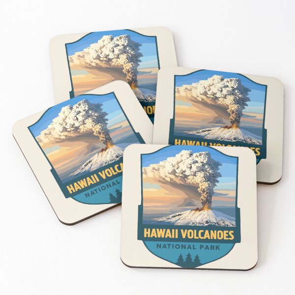 Item preview, Hawaii Volcanoes National Park Retro Sticker designed and sold by Gideon Emmerich.