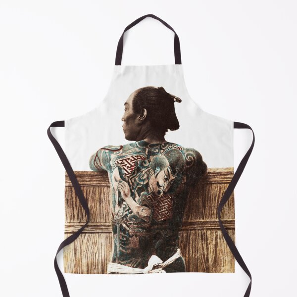 Item preview, Tattooed Japanese Man Vintage Photograph designed and sold by mad-bull.