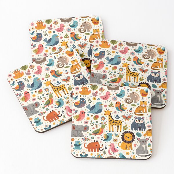 Item preview, “Whimsical Woodland Animal Parade” designed and sold by Daisy Doodles.