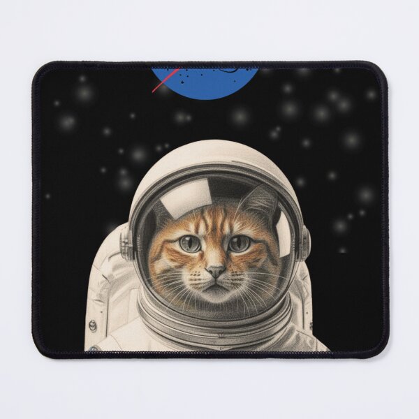Item preview, CATSA astronaut cat – Funny Space Cat Design designed and sold by darlwolf.