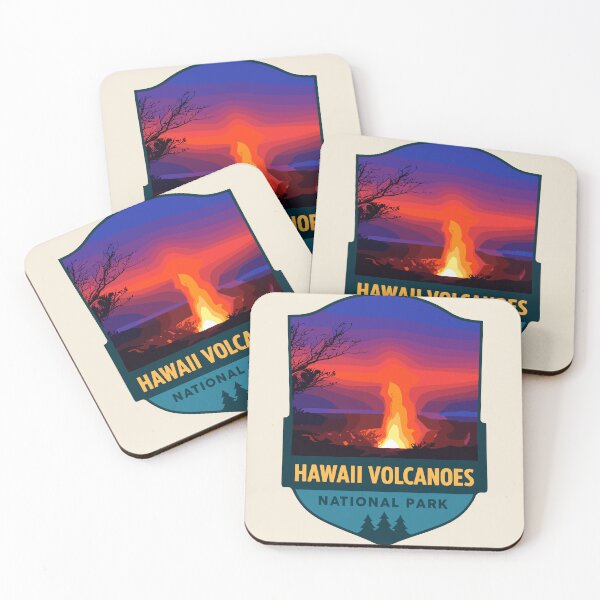 Item preview, Hawaii Volcanoes National Park Retro Sticker designed and sold by Gideon Emmerich.