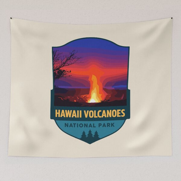 Item preview, Hawaii Volcanoes National Park Retro Sticker designed and sold by Gideon Emmerich.