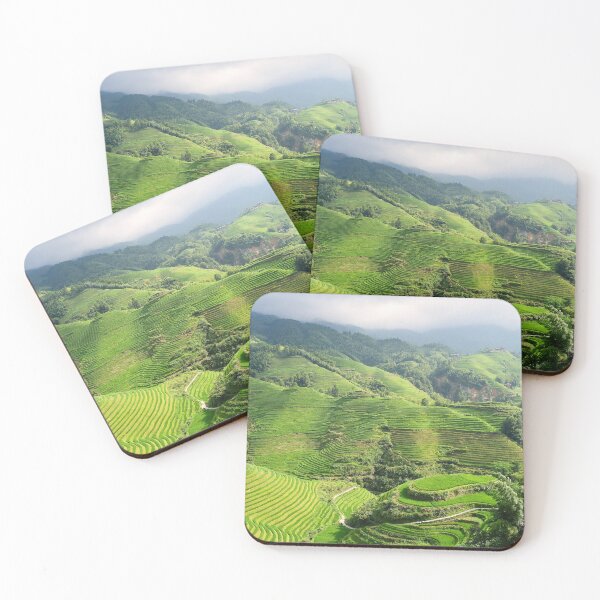 Item preview, Guilin Rice Terraces – Lush Green Hills of Rural China designed and sold by Soft Ink Studio.