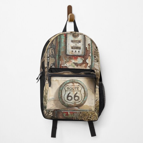 Item preview, Rustic Route 66 Gas Pump Scrapbook Collage designed and sold by AeroNomad.