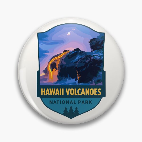 Item preview, Hawaii Volcanoes National Park Retro Sticker designed and sold by Gideon Emmerich.