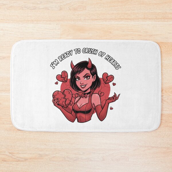 Item preview, I’m Ready to Crush 67 Hearts – Villain Valentine Design designed and sold by LaurannaDesign.